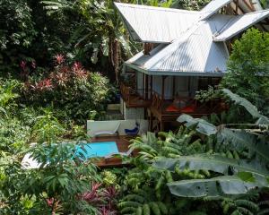 Κήπος έξω από το Villa Colibri - Secluded Jungle Villa - Short Stroll to Beach, Shops & Restaurants