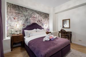 Postel nebo postele na pokoji v ubytování Paradiso Luxury Suite By Sattal Chabad