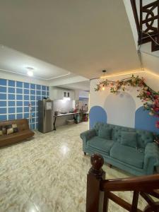 Posezení v ubytování 172 Hồ Quý Ly biệt Thự Hồ Bơi