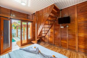 Μια τηλεόραση ή/και κέντρο ψυχαγωγίας στο Villa Aditya