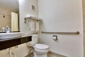 A bathroom at Studio 6-Dallas, TX - Garland - Northeast