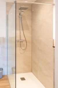 Koupelna v ubytování Ferienwohnungen Hirschen + 50 fotografií