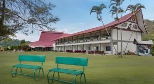 Zahrada ubytování Patra Comfort Parapat