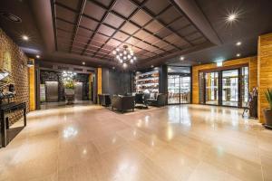 Ο χώρος του λόμπι ή της ρεσεψιόν στο Hotel Floce