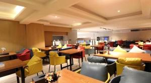 Posezení v ubytování GreenTree Eastern Hotel Hunan Changsha Xinsha Luositang Metro Station