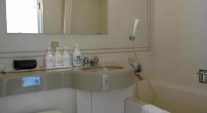 Koupelna v ubytování Ako Royal Hotel