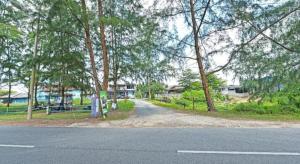 Kampong BaruにあるOYO 90596 Casaria Innの木の入った空道