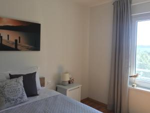 Postel nebo postele na pokoji v ubytování Sea View Kozino
