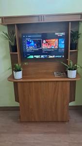 Μια τηλεόραση ή/και κέντρο ψυχαγωγίας στο Eco friendly home stay