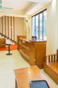 Posezení v ubytování Khách Sạn Thành Trung Vàn Chảy