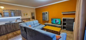 Televiisor ja/või meelelahutuskeskus majutusasutuses Apartmán Vítkovice