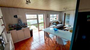 Kuchyň nebo kuchyňský kout v ubytování Sea Cabin