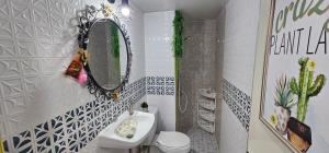 Koupelna v ubytování Hotel pretty rooms