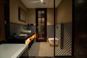 Koupelna v ubytování Lotus Vista