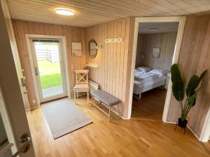 Ένα ή περισσότερα κρεβάτια σε δωμάτιο στο Fantastic View And 150 Meters To The Beach