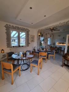 Χώρος καθιστικού στο Pension Zum Burgwächter