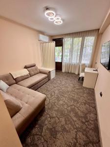 Χώρος καθιστικού στο Hotel Ponti