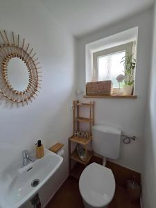 Koupelna v ubytování Haus Jassy