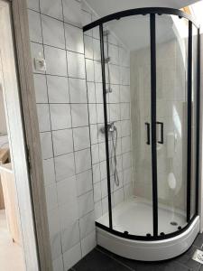 Ένα μπάνιο στο Apartments and Wellness Ščavničar