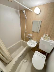 Koupelna v ubytování Make Your Hotel ShinjukuYotsuya