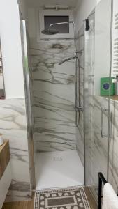 Koupelna v ubytování Appartamento moderno a Borgo Valsugana