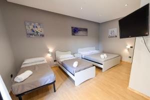 Postel nebo postele na pokoji v ubytování House Le Treemme