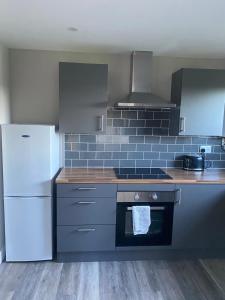 Kuchyň nebo kuchyňský kout v ubytování Zara’s retreat