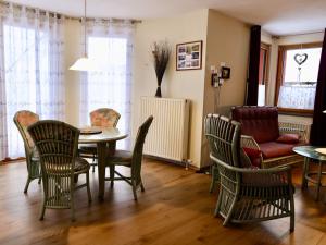 Posezení v ubytování Ferienwohnung Welzel