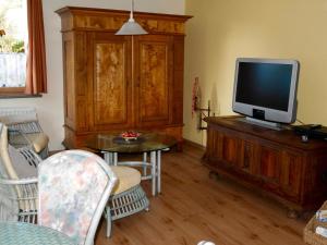 TV a/nebo společenská místnost v ubytování Ferienwohnung Welzel