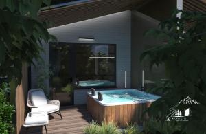 Bazén v ubytování Nivalis Resort and Spa nebo v jeho okolí