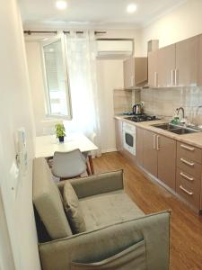 Kuchyň nebo kuchyňský kout v ubytování Serendipity Apartment