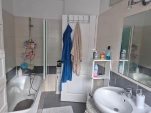 Koupelna v ubytování Chez Vallye