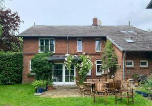Zahrada ubytování Artist Apartment At Aukrug Nature Park