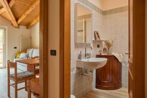 Koupelna v ubytování Bonetei 1