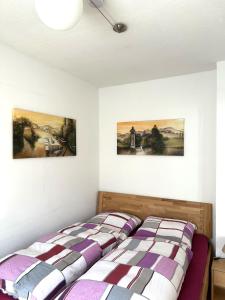 Krevet ili kreveti u jedinici u okviru objekta Apartment im Hinterhaus