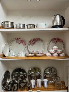 Køkken eller tekøkken på 2 BHK Apartment Gachibowli #302