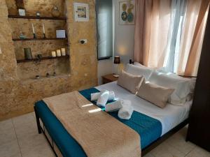 Giường trong phòng chung tại Old town - Fortezza Nest