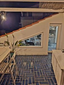 Balkón nebo terasa v ubytování The Blue terrace