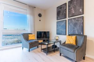 Μια τηλεόραση ή/και κέντρο ψυχαγωγίας στο UKIEL PARK 13 przy Plaży Miejskiej Jezioro Ukiel Las