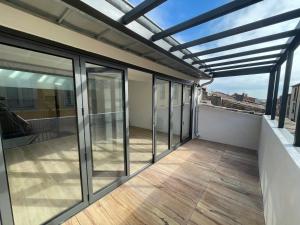 Μπαλκόνι ή βεράντα στο Maison de ville rénovée - Carc'apparts - terrasse