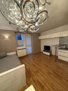 TV a/nebo společenská místnost v ubytování Apartament na Południu