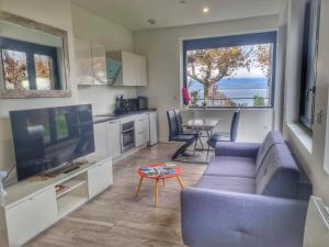 Кухня или мини-кухня в Appartement Cozy 1 Panoramique Lac Léman Thonon-Les-Bains
