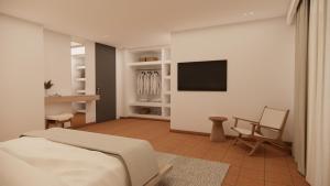 TV a/nebo společenská místnost v ubytování Hotel Navia Santa Ponsa - Adults Only