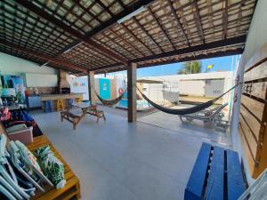 Χώρος καθιστικού στο japaratinga house