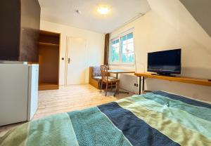 Et tv og/eller underholdning på Hotelkamer voor één persoon in Marx 33-18