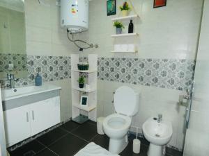 Ένα μπάνιο στο Appartement meuble rabat