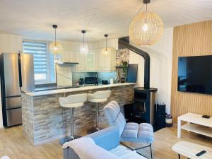 Køkken eller tekøkken på La maison de la Petite Martinières