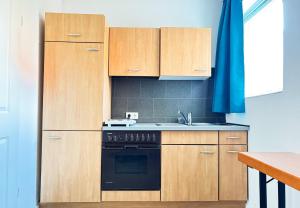 Kuchyň nebo kuchyňský kout v ubytování Gezellige vakantiewoning voor 2 personen in Marx