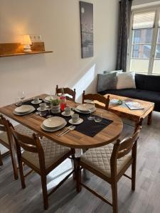 Χώρος καθιστικού στο Apartment Toplitzsee