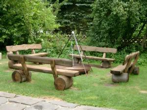 Zahrada ubytování Gästehaus